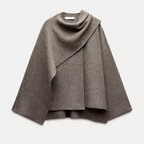 Dames winterponcho