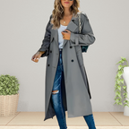 Dames tussenseizoen trenchcoat