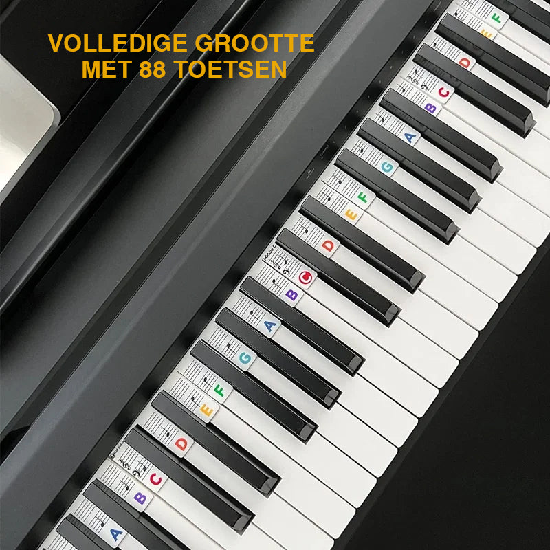 Siliconen notenlabels voor 88 pianotoetsen — afbeelding 7