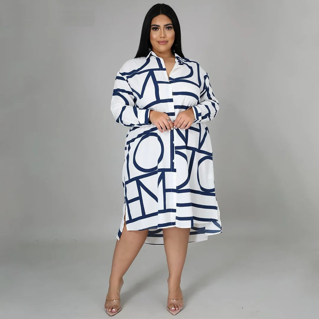 Georgia plus-size jurk