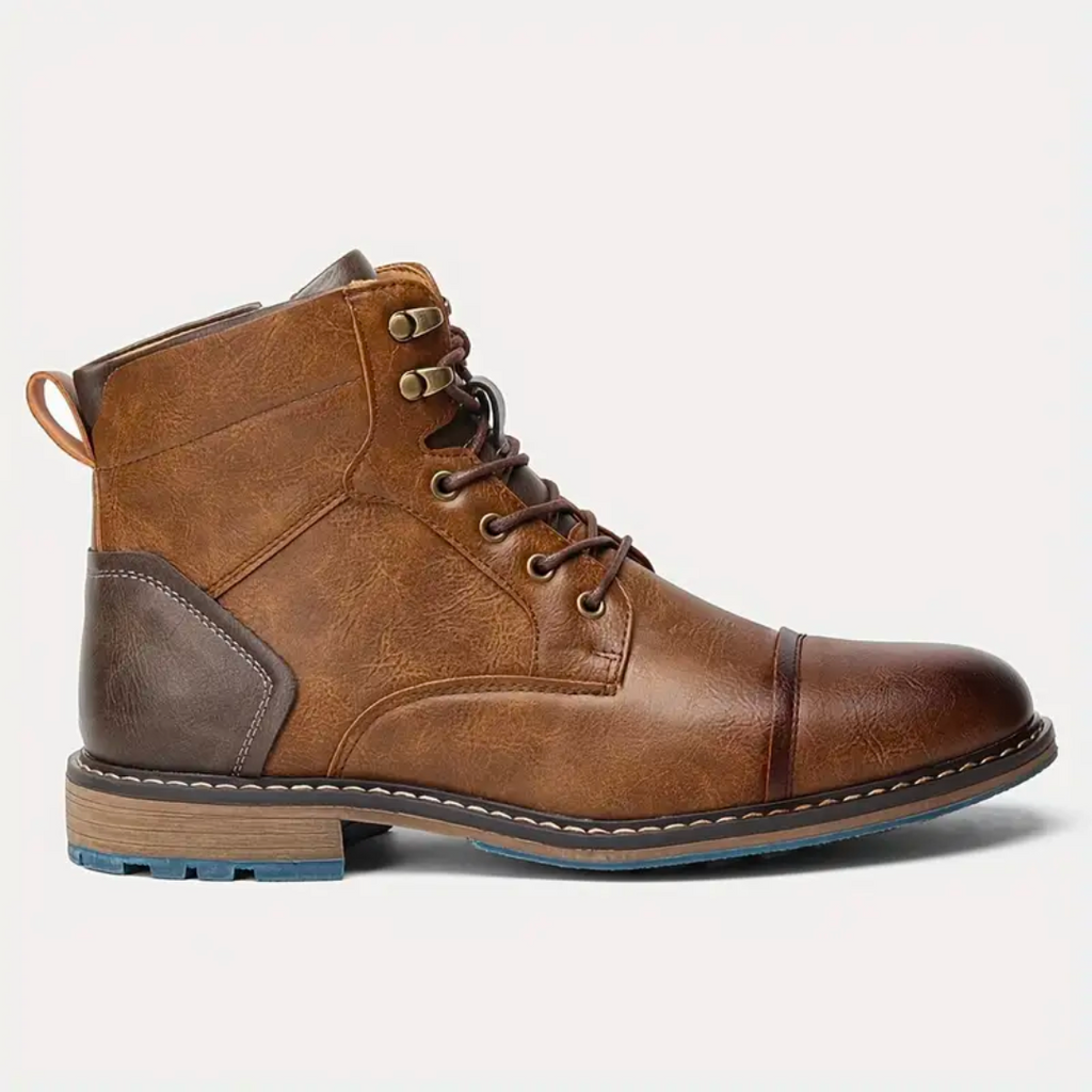 Vintage leren herenschoenen