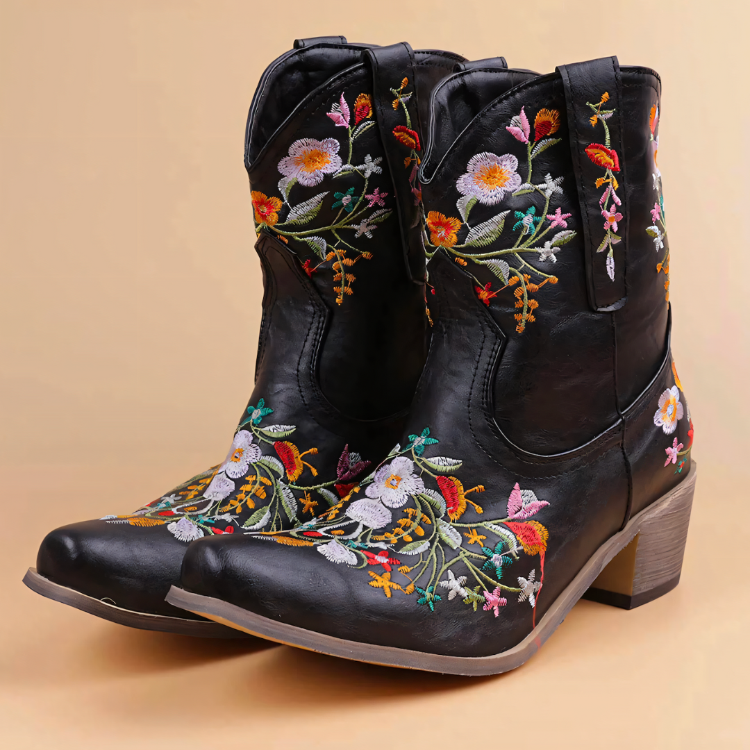 Weerbestendige vintage cowgirl laarzen