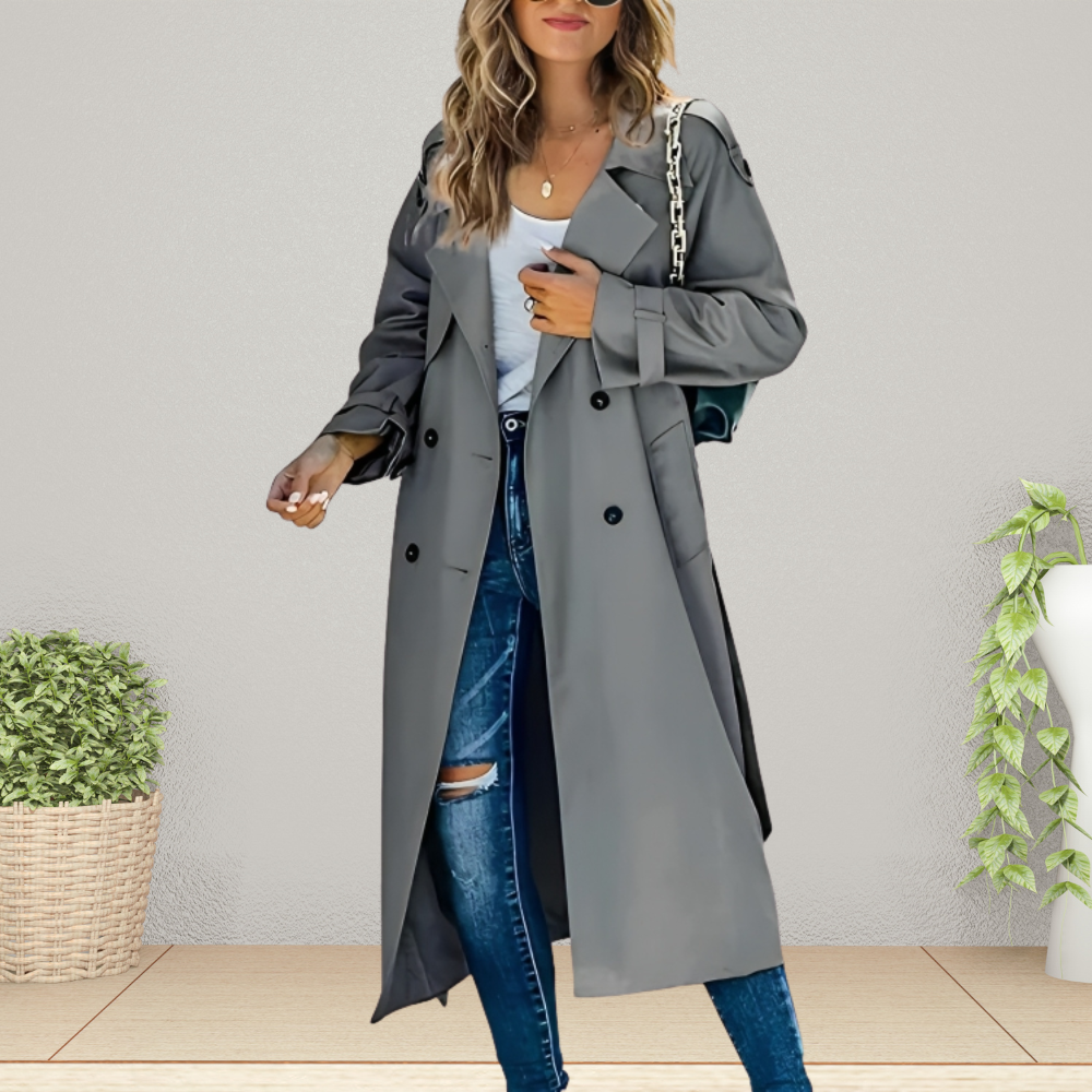 Dames tussenseizoen trenchcoat