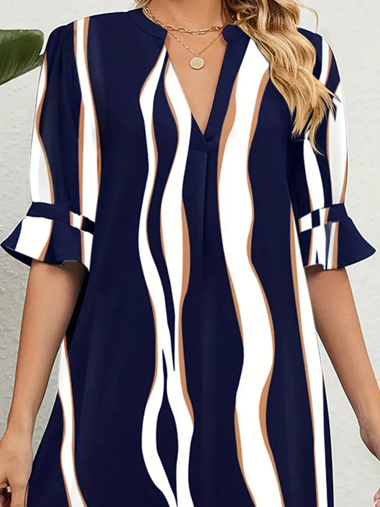 Monique plus-size jurk