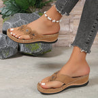 Bruine dames sandalen