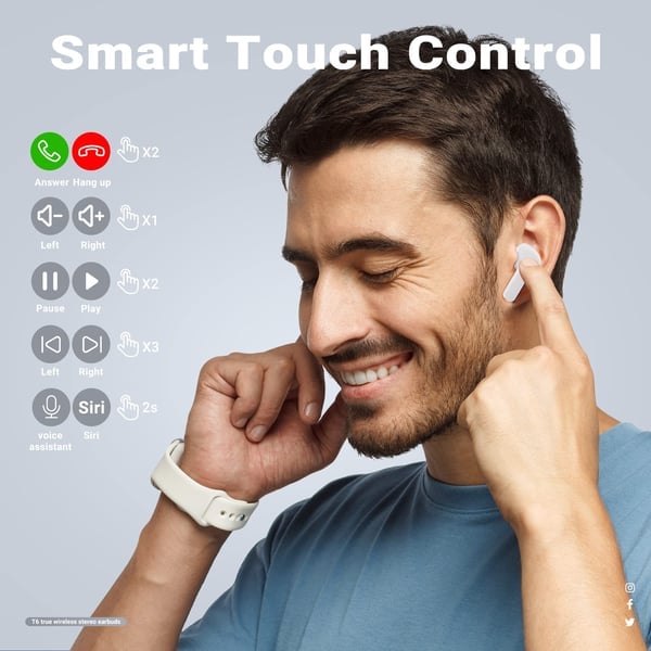 Draadloze bluetooth oordopjes
