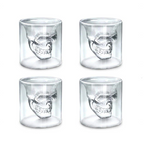 Shotglas met 3D-schedel