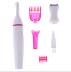5 in 1 waterbestendige scheerset – kleur: Wit paars — afbeelding 5