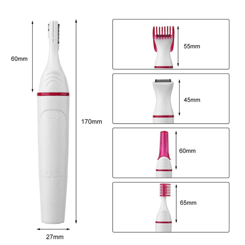 5 in 1 waterbestendige scheerset