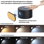 Luma360 – draadloze oplaadbare 360° muurlamp