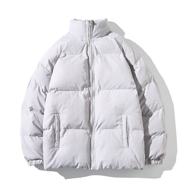 Casual winterjack met opstaande kraag