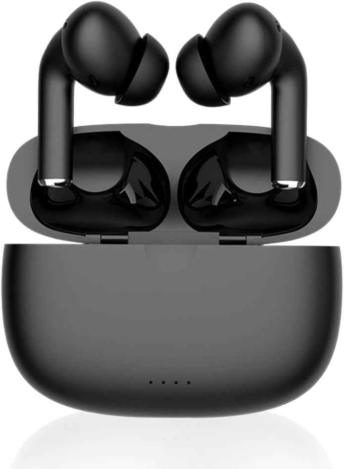 True wireless oordopjes met geluidsisolatie, bluetooth 5.0 & draadloze oplaadcase