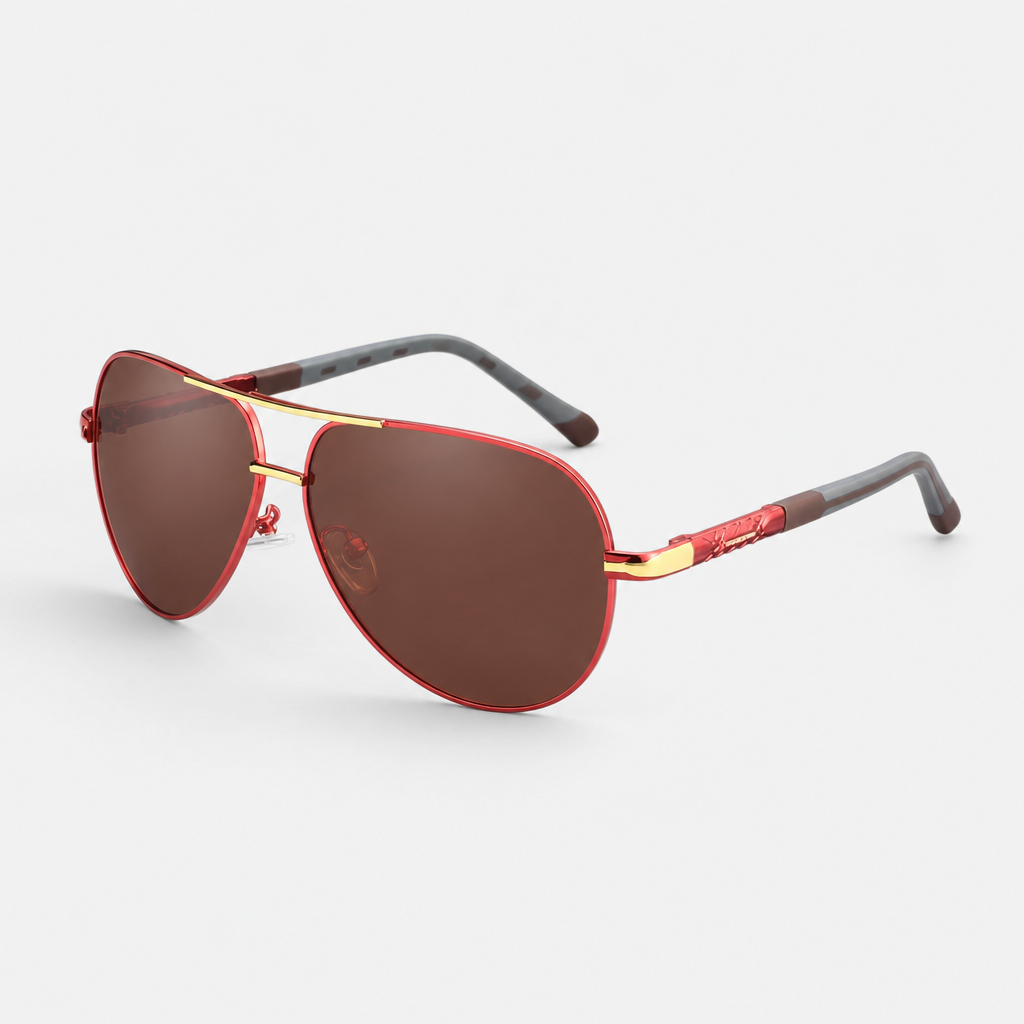 Gepolariseerde retro herenzonnebril UV400 — afbeelding 9