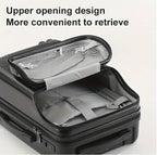 Hard shell handbagagekoffer met bekerhouder, USB-poort & TSA-slot