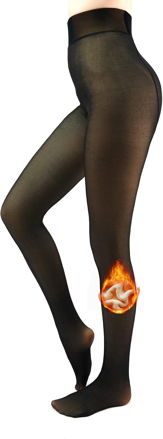 Fleecegevoerde panty