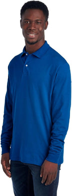 Heren polo met lange mouwen – Liva