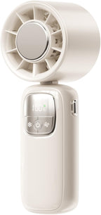 Draagbare opvouwbare handventilator met led-scherm – 100 snelheden
