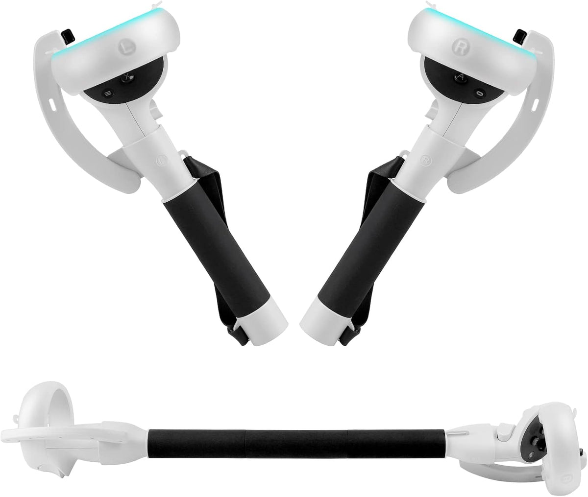 VR-controllerverlenghandgrepen voor meta quest 2
