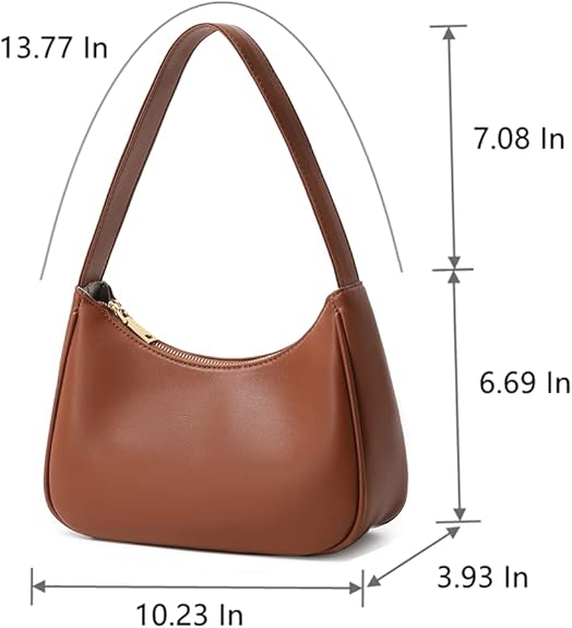 Mini hobo tas met rits