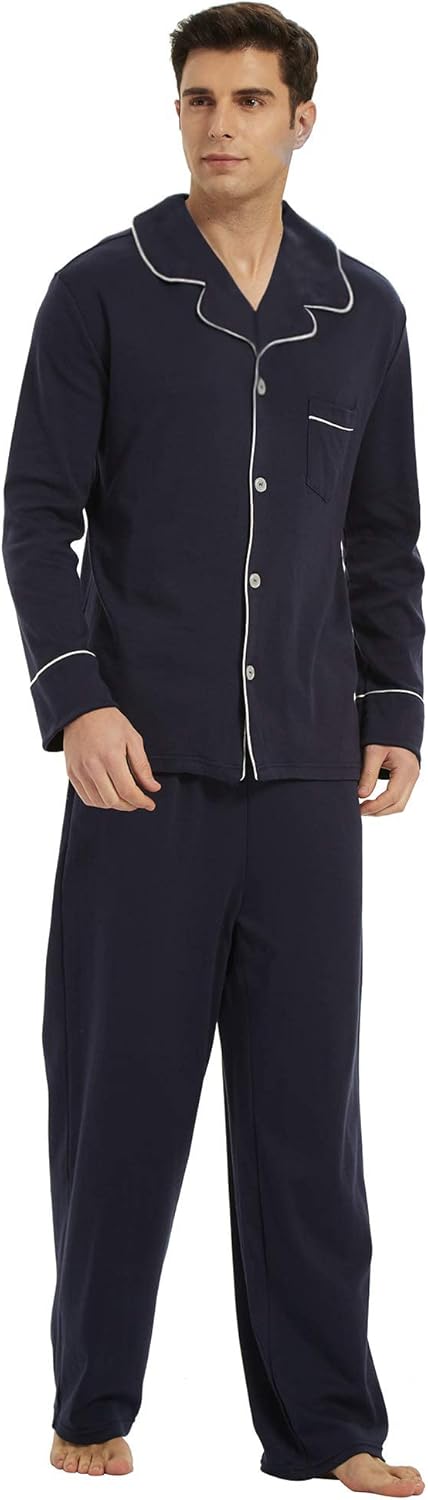 Katoenen heren pyjama