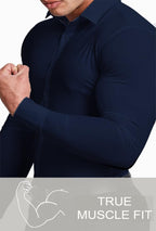 Kreukvrij slim fit overhemd voor heren