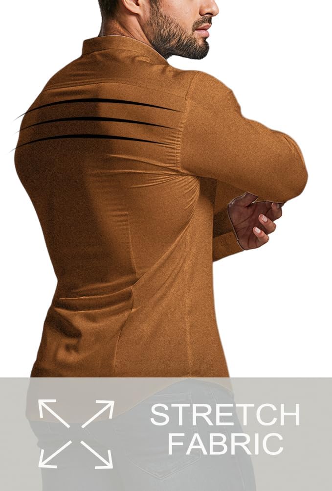 Kreukvrij slim fit overhemd voor heren
