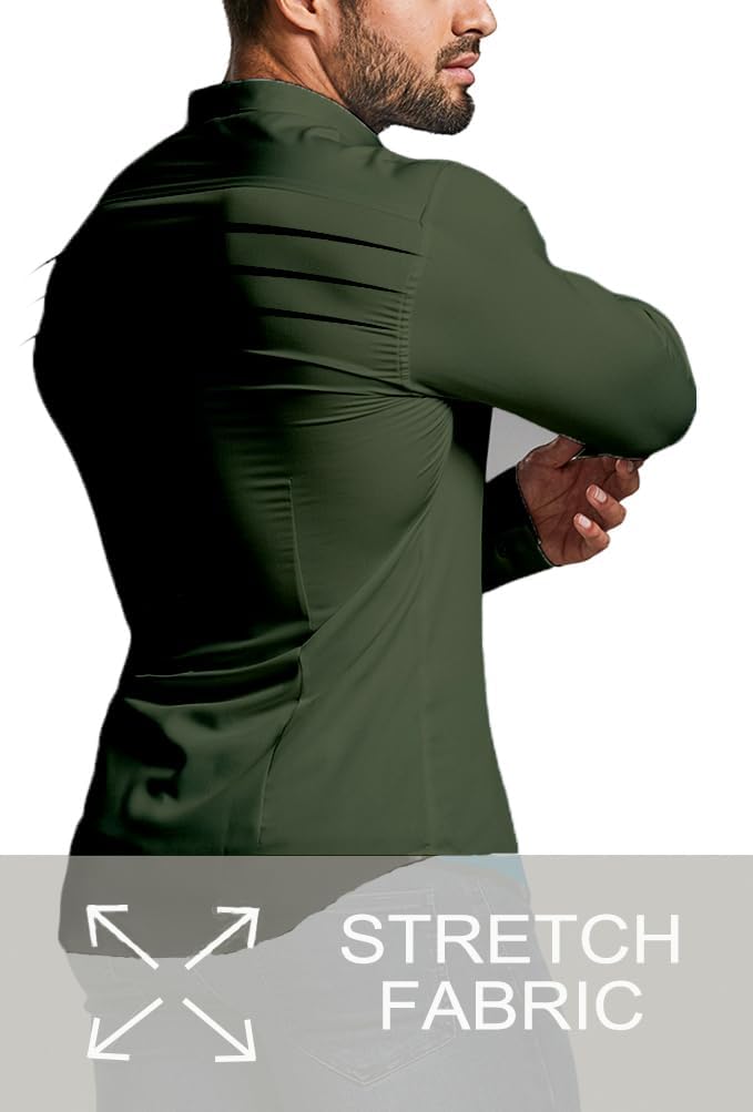 Kreukvrij slim fit overhemd voor heren