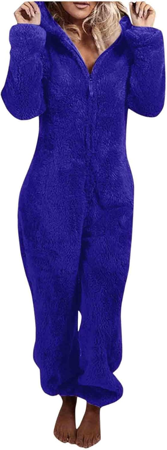 Sherpa Fuzzy Onesie met Capuchon