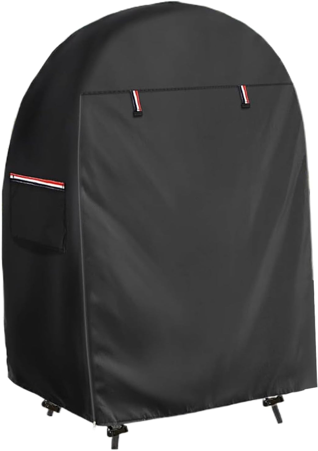 Eivorm stoel cover met dubbele rits