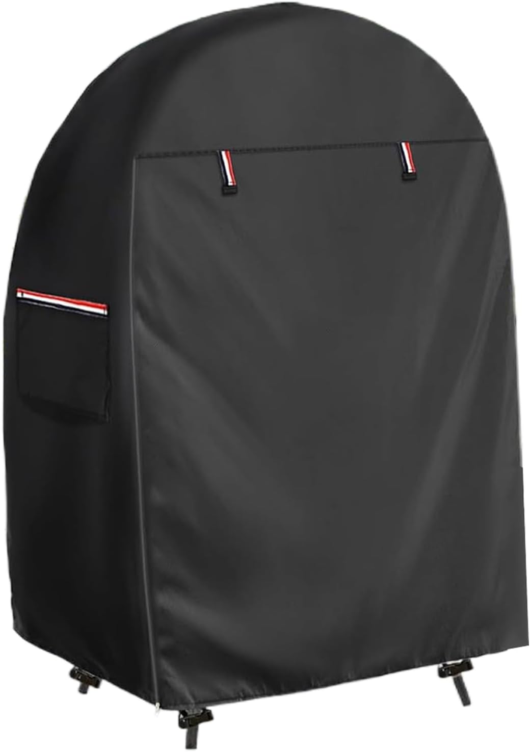 Eivorm stoel cover met dubbele rits