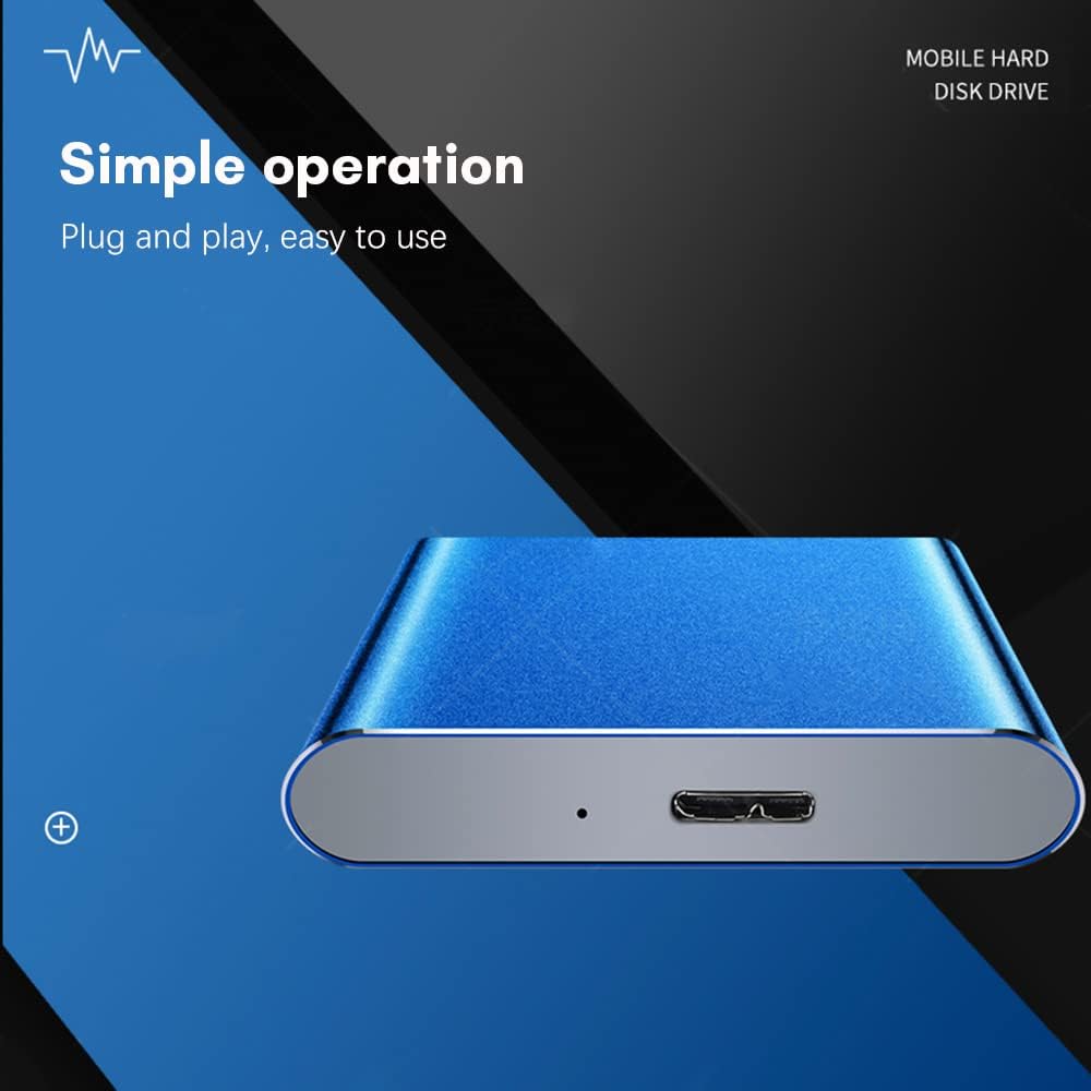 Draagbare 1TB USB 3.0 harde schijf met metalen behuizing en hoge