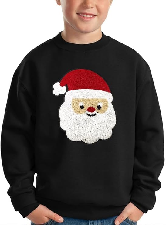 Kinder kersttrui met kerstman