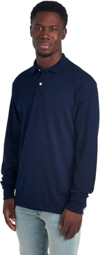 Heren polo met lange mouwen – Liva