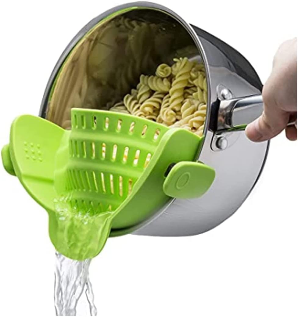 Siliconen clip-onvergiet voor pasta en groenten