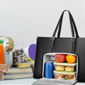 Geïsoleerde lunchtas voor vrouwen met laptopcompartiment