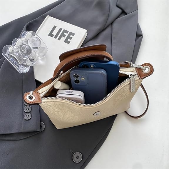 Dames crossbodytas – kleine gequilte PU-leren reistas