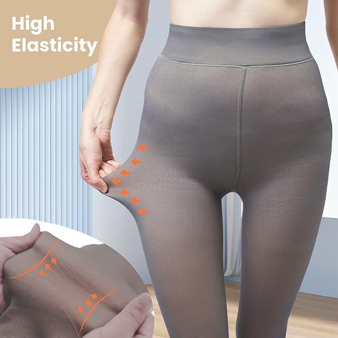 Fleecegevoerde panty