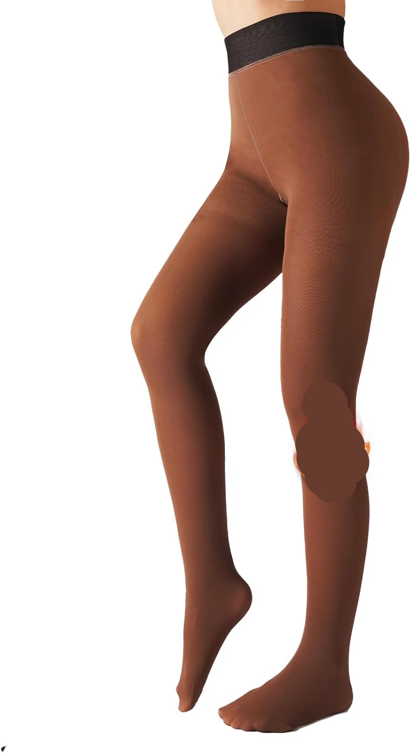 Fleecegevoerde panty