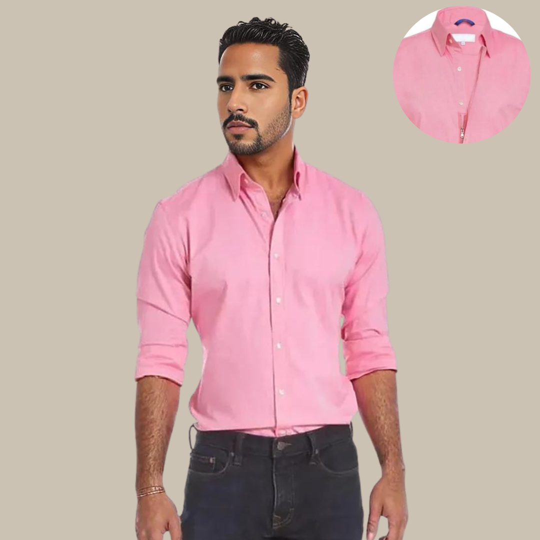 UltraFlex overhemd – kreukvrije blouse met rits