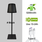 Draagbare moderne aluminium dimbare tafellamp