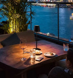 Draagbare moderne aluminium dimbare tafellamp
