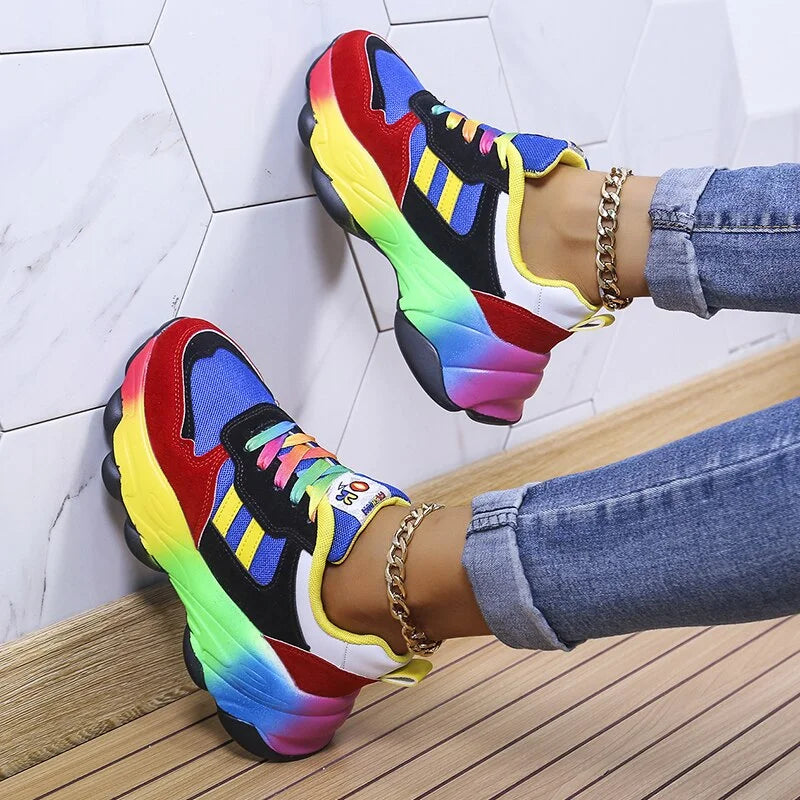 Kleurrijke dames sneakers — afbeelding 26