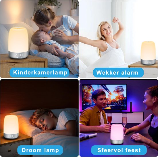 Wake-up light met natuurgeluiden