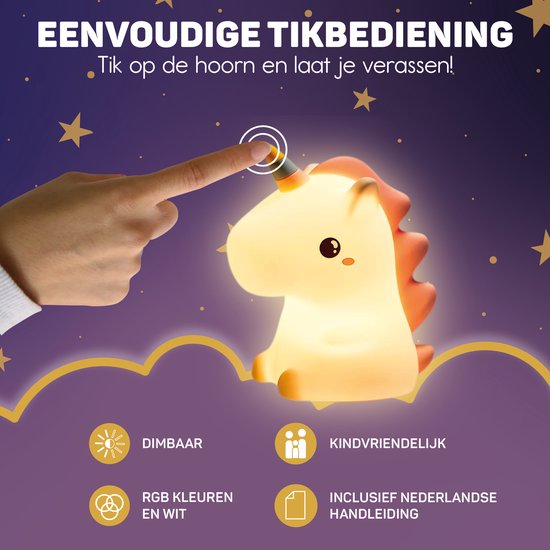 Eenhoorn nachtlampje