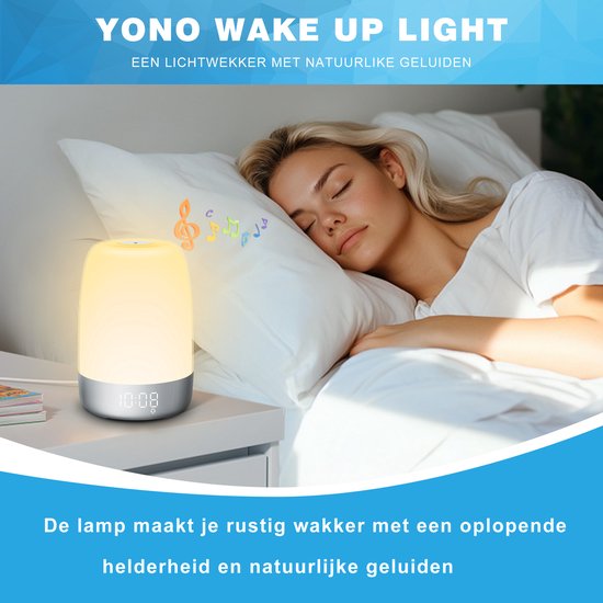 Wake-up light met natuurgeluiden