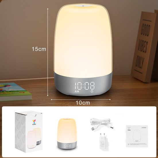 Wake-up light met natuurgeluiden