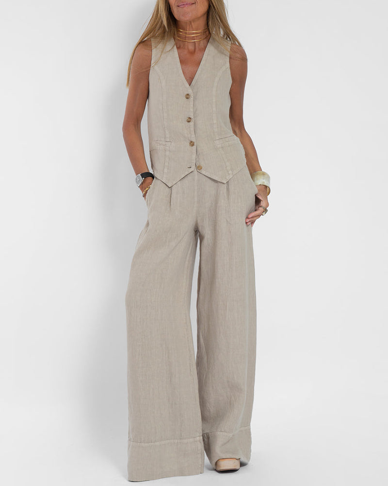 Dames zomer set met top en shorts