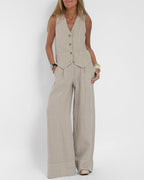 Dames zomer set met top en shorts