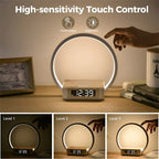 Design nachtlamp met oplader en zachte wekfunctie