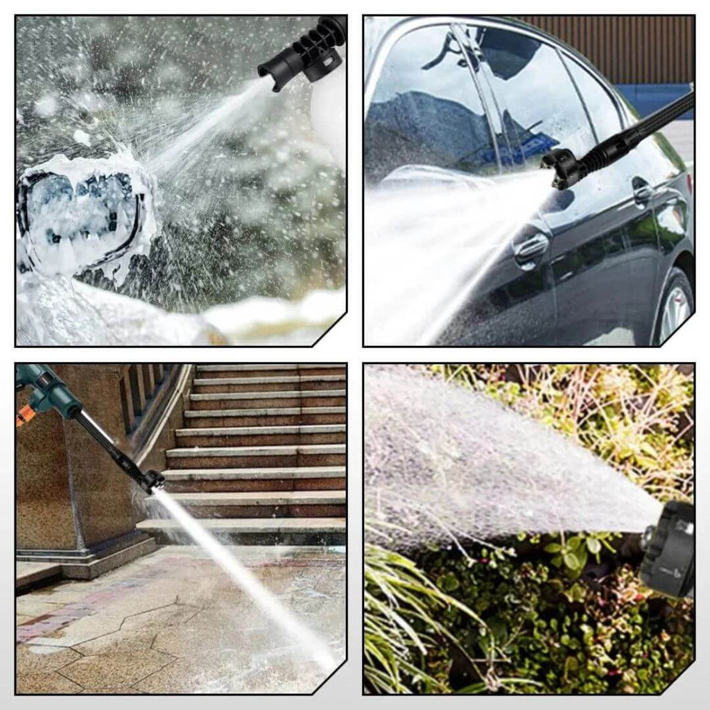 Draadloze hogedrukreiniger voor auto & tuin